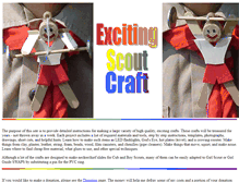 Tablet Screenshot of e-scoutcraft.com